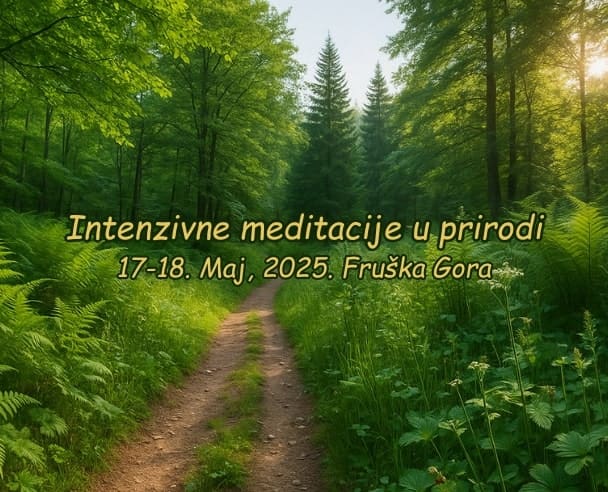 INFO: Intenzivne meditacije u prirodi od 17-18. maja, 2025.