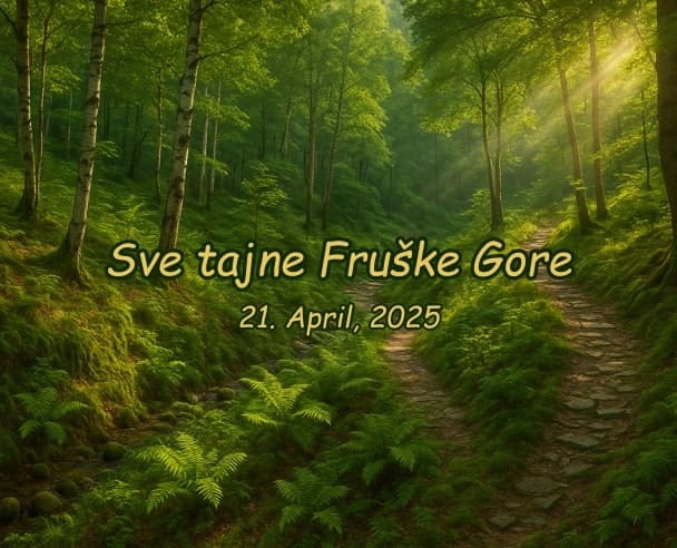 Live web “Sve tajne Fruške Gore” – 21.04.2025.