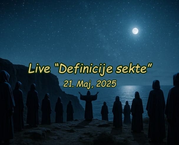 Live Web “Definicije sekte” – 21.05.2025. (Free)