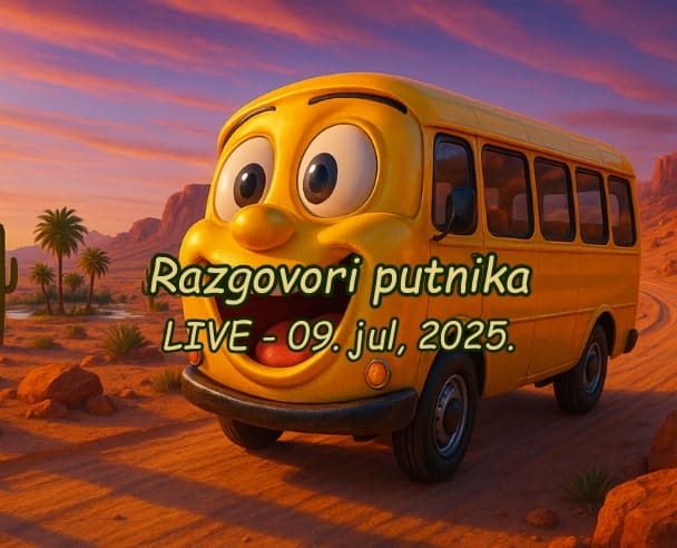 Live web “Razgovori putnika” – 09.07.2025.