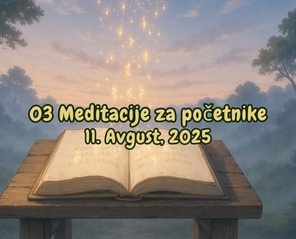 03 Meditacija za početnike – 11. avgust 2025.