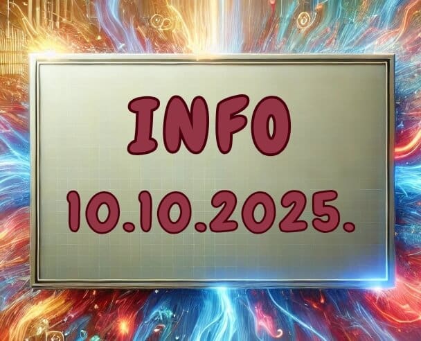 Info: 10. oktobar, 2025.
