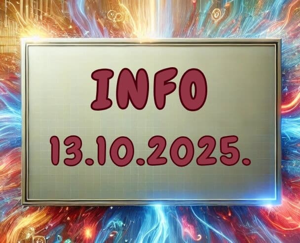 Info: 13. oktobar, 2025.