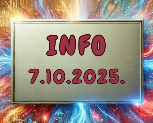 Info: 7. oktobar, 2025.