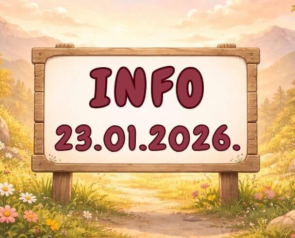 Info: 23. januar, 2026.
