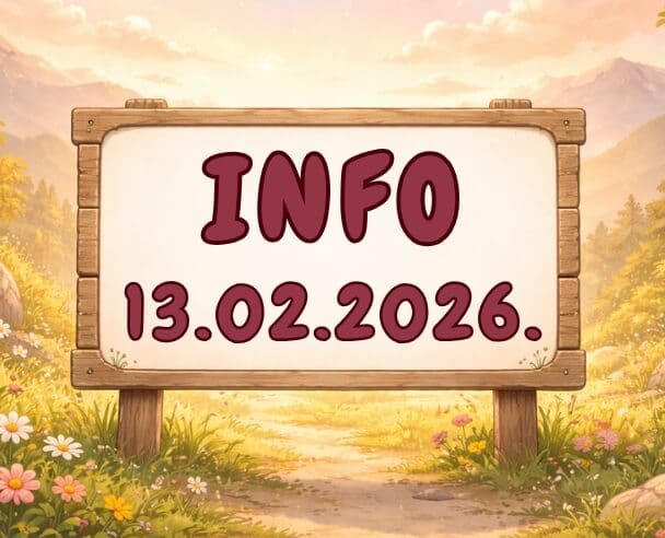 Info: 13. februar, 2026.