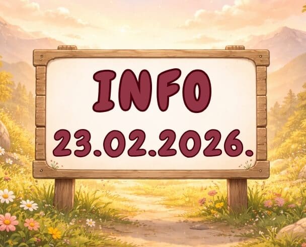 Info: 23. februar, 2026.