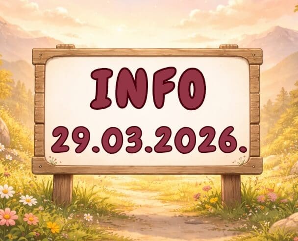 Info: 29. mart, 2026.