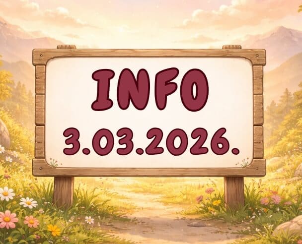 Info: 03. mart, 2026.