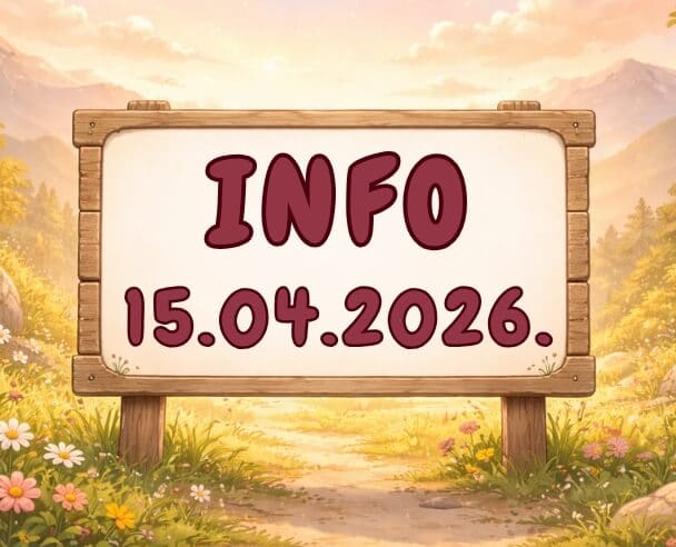 Info: 15. april, 2026.