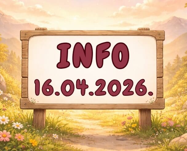Info: 16. april, 2026.
