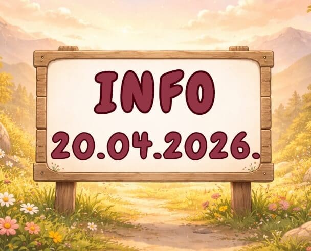 Info: 20. april, 2026.