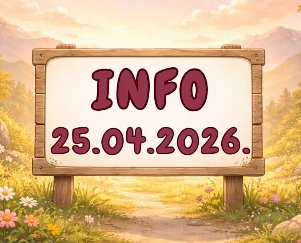 Info: 25. april, 2026.