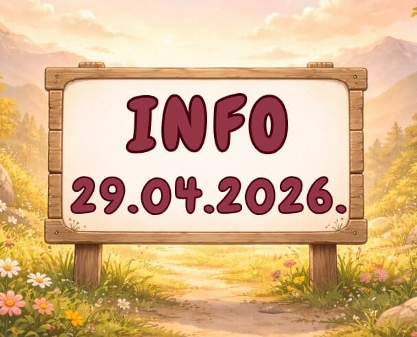 Info: 29. april, 2026.