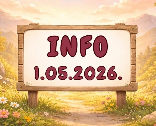 Info: 1. maj, 2026.