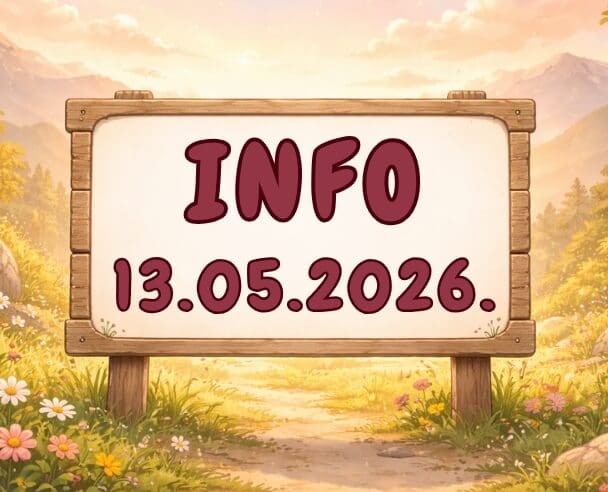 Info: 13. maj, 2026.