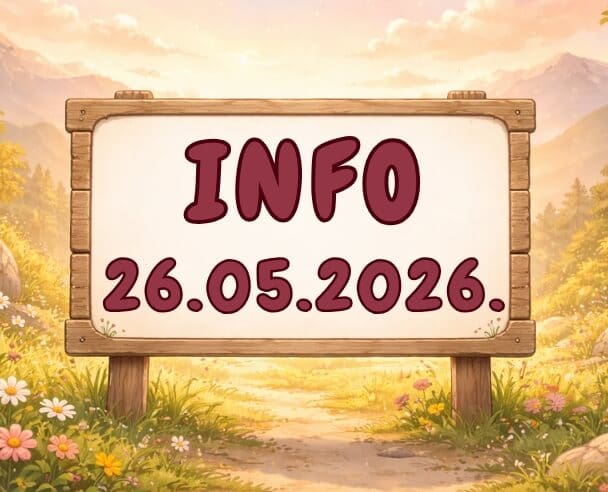 Info: 26. maj, 2026.
