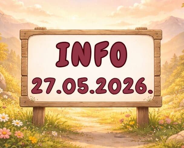 Info: 27. maj, 2026.
