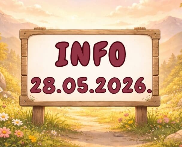Info: 28. maj, 2026.