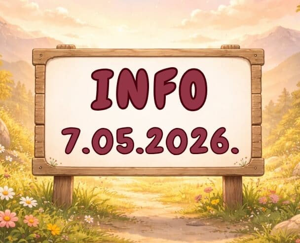Info: 7. maj, 2026.