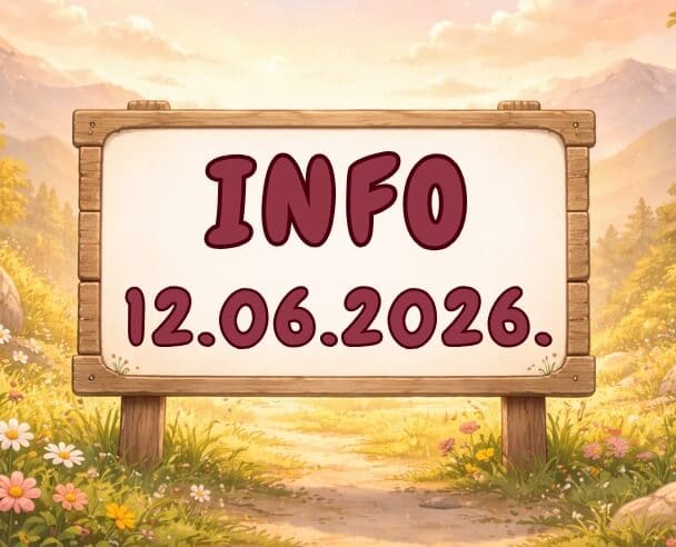 Info: 12. jun, 2026.