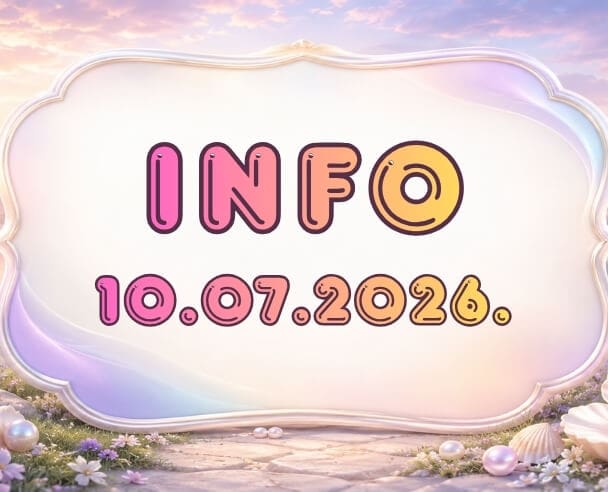 Info: 10. jul, 2026.