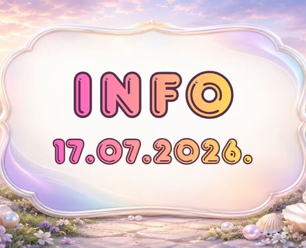 Info: 17. jul, 2026.