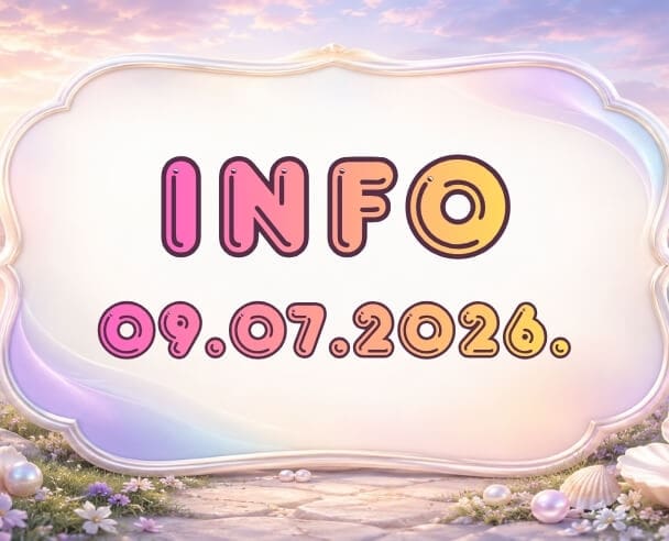 Info: 09. jul, 2026.