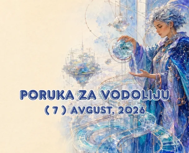 Poruka za Vodolije – 07.08.2026.