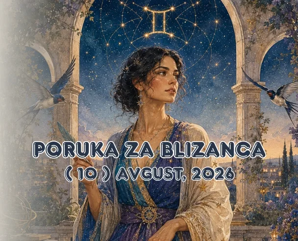 Poruka za Blizance – 10.09.2026.