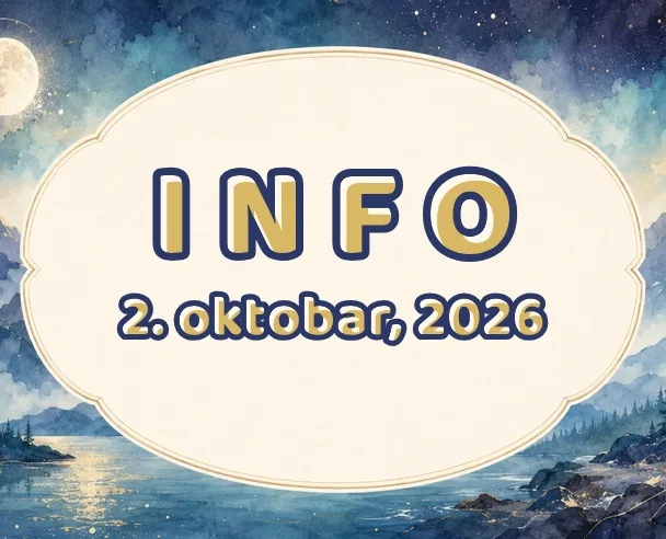 Info: 2. oktobar, 2026.