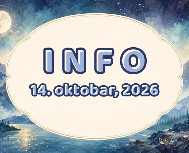 Info: 14. oktobar, 2026.